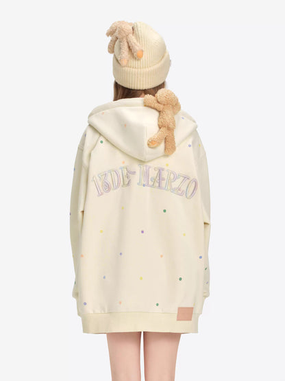Fleece-Lined Hooded Zip-Up Sweatshirt