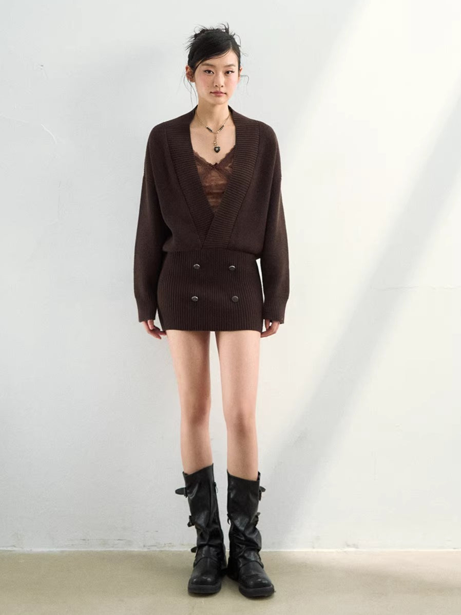 Heavyweight Knit Sweater Dress