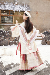 "花墙灯会"Ming-dynasty Hanfu Set - CHINASQUAD