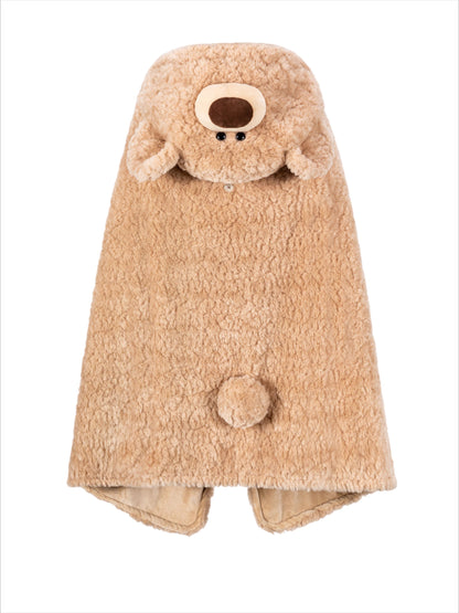 Plush Doll Fleece Throw Blanket