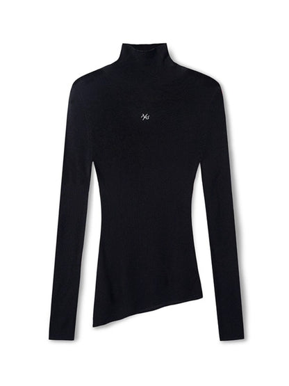 &quot;Djembe Series&quot; Meghan High-Neck Long-Sleeve Knit Sweater - CHINASQUAD
