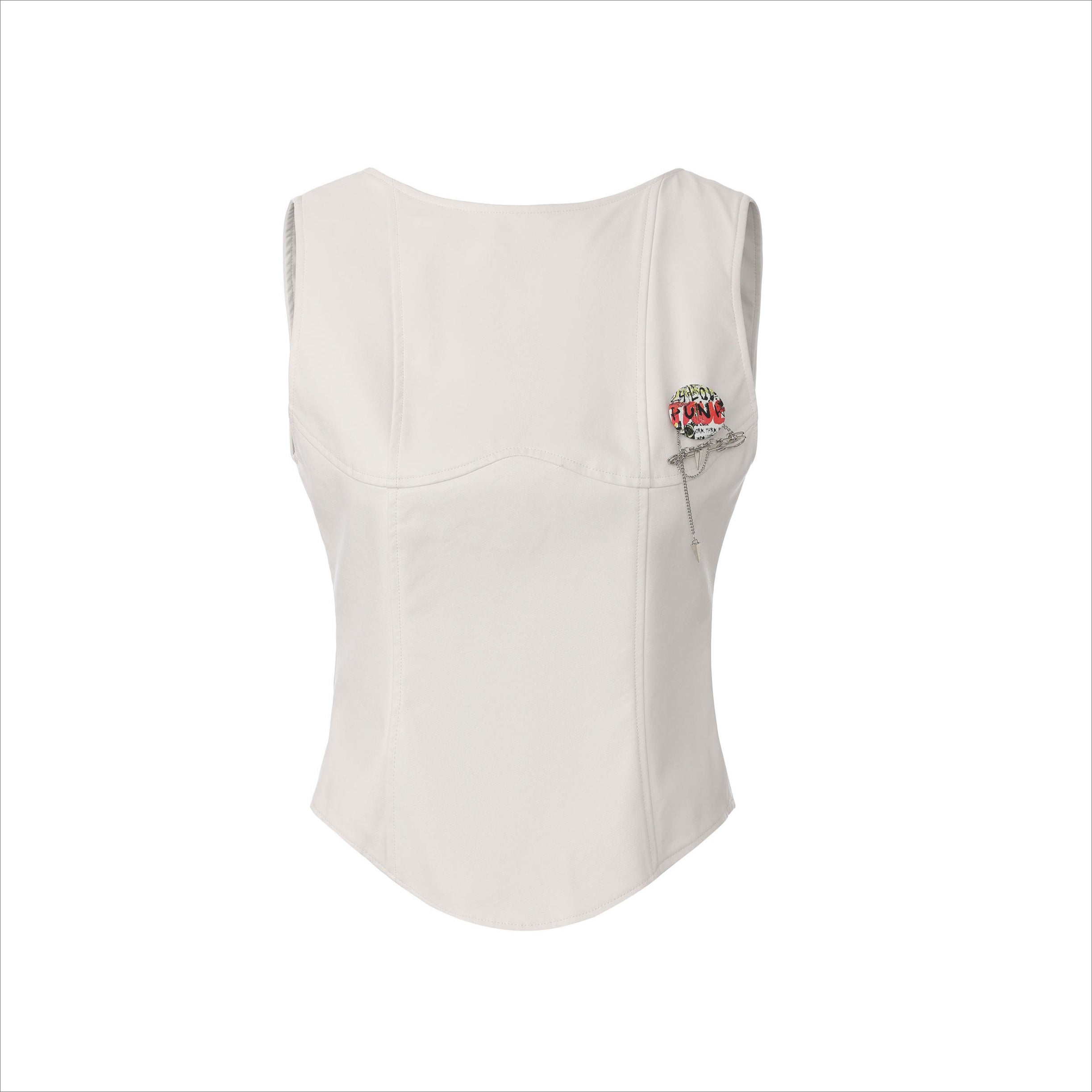 Grunge Remake Badge Tank Top