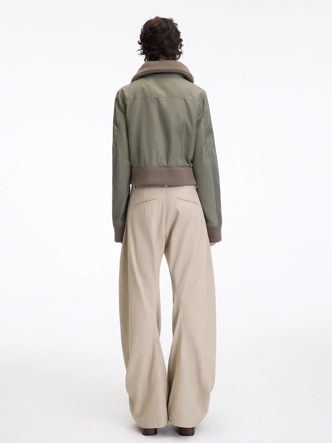 Asymmetrical Sculpted Utility Pants