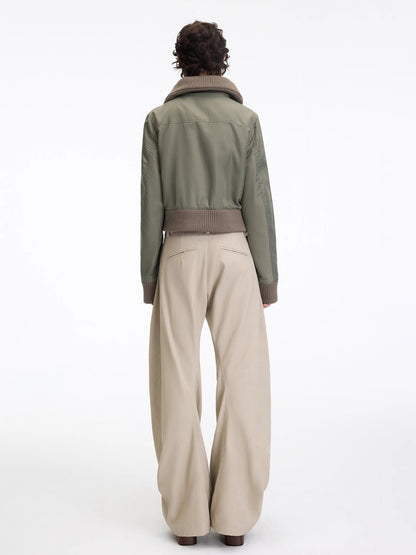 Asymmetrical Sculpted Utility Pants