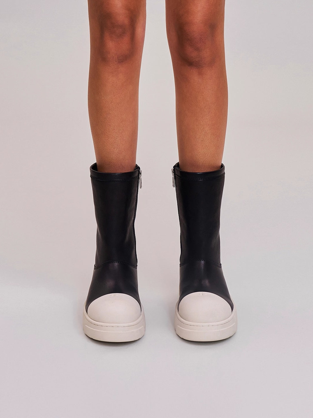 Sherpa Leather Wool Snow Boots