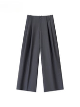 Waist-relaxed Wide-leg Suit Pants - CHINASQUAD