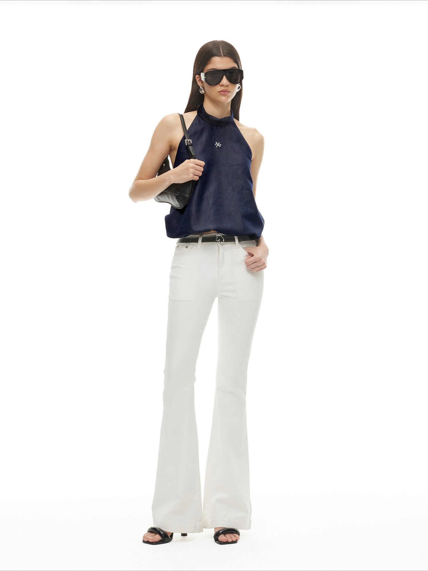 Bubble Silhouette Lyocell Denim Camisole