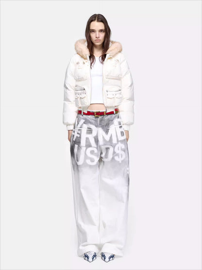 Structured Pocket Down Jacket