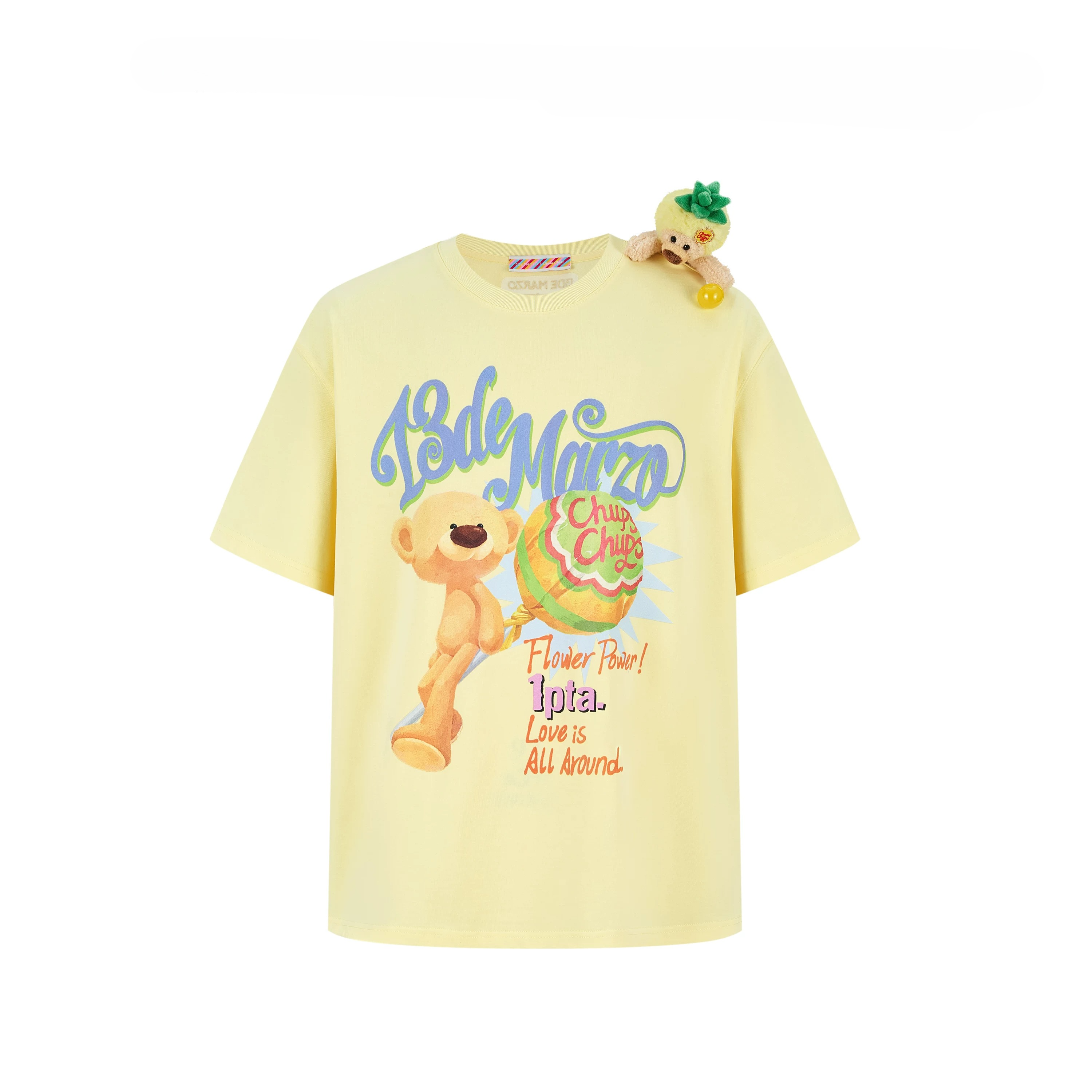 Bear Graphic Lollipop Oversized T-shirt