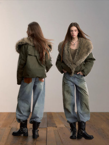 White Luxury Oversized Duck Down