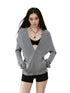Flared Sleeve Waist-cinched Hooded Jacket - CHINASQUAD