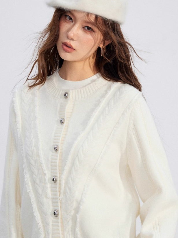 Soft Plush Cable-Knit Sweater