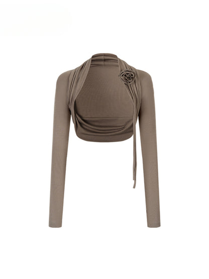 3D Flowers Lyocell Vest Coat - CHINASQUAD