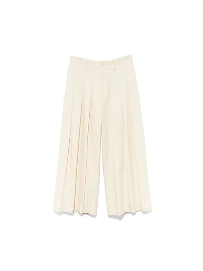 Pleated Wide-Leg Pants