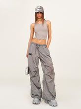 Embroidered Ultra-Light Wide-Leg Workout Pants - CHINASQUAD