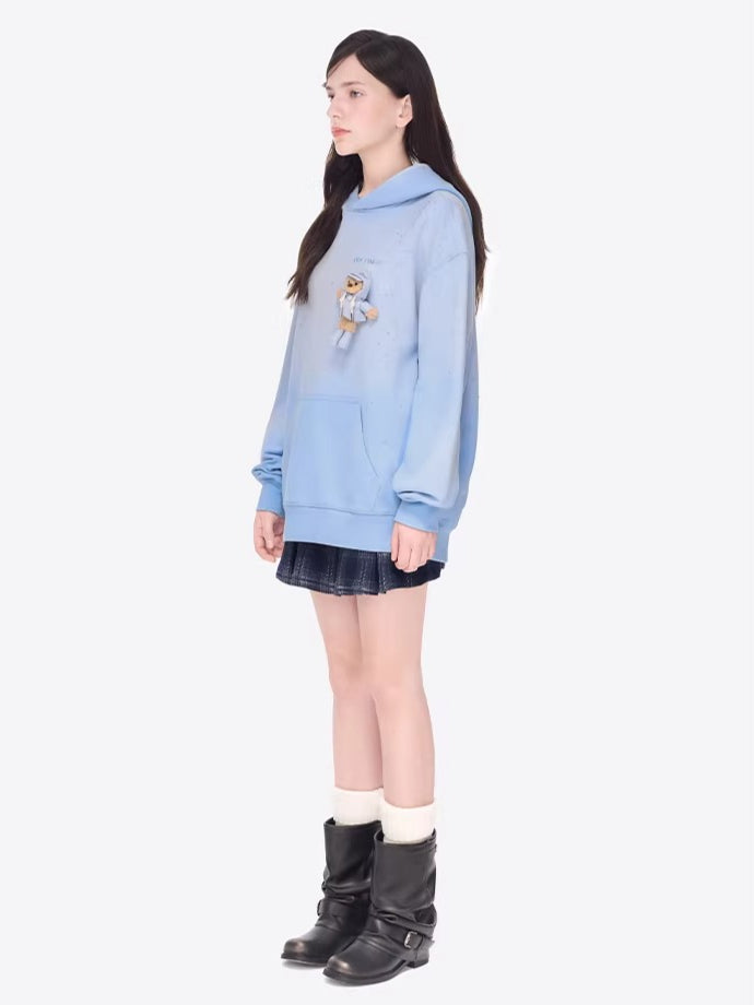 Washed Vintage Pullover Hoodie