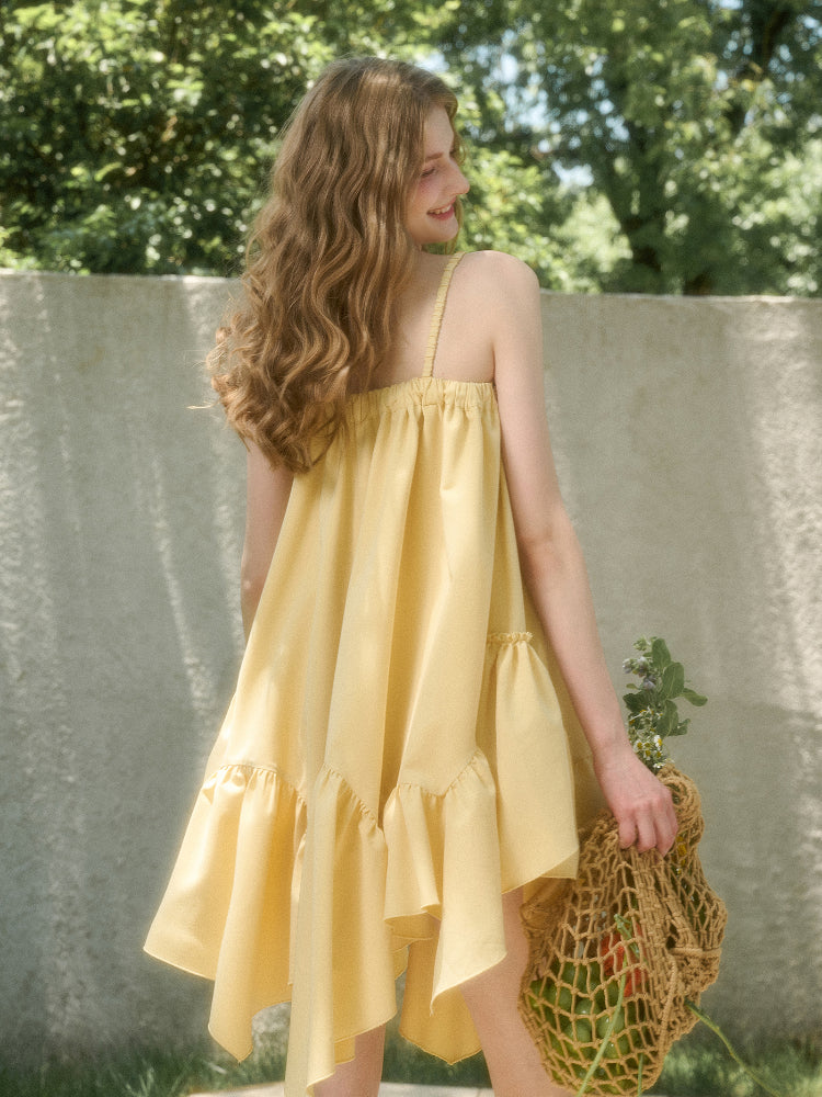 Light Yellow Vacation Sundress