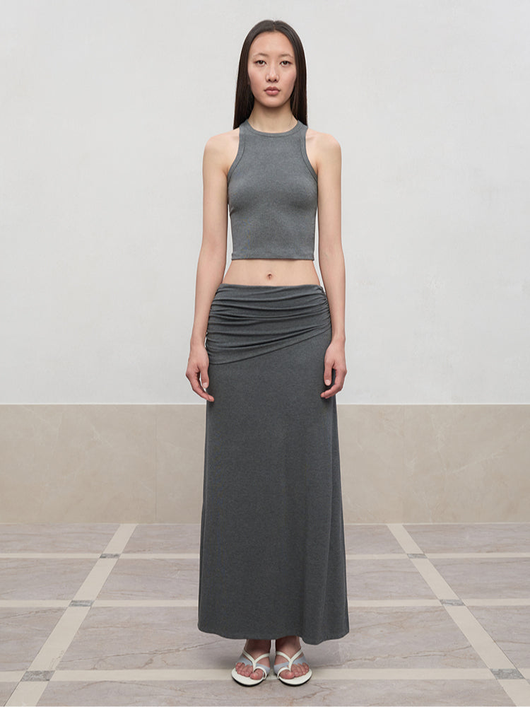 High Elastic Sleeveless I-Back Vest