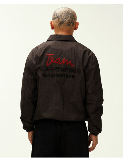 Retro Logo Coach Jacket