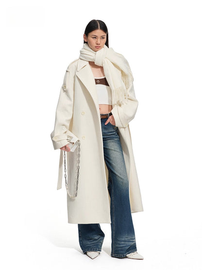 Arctic Muse Wool-Blend Coat