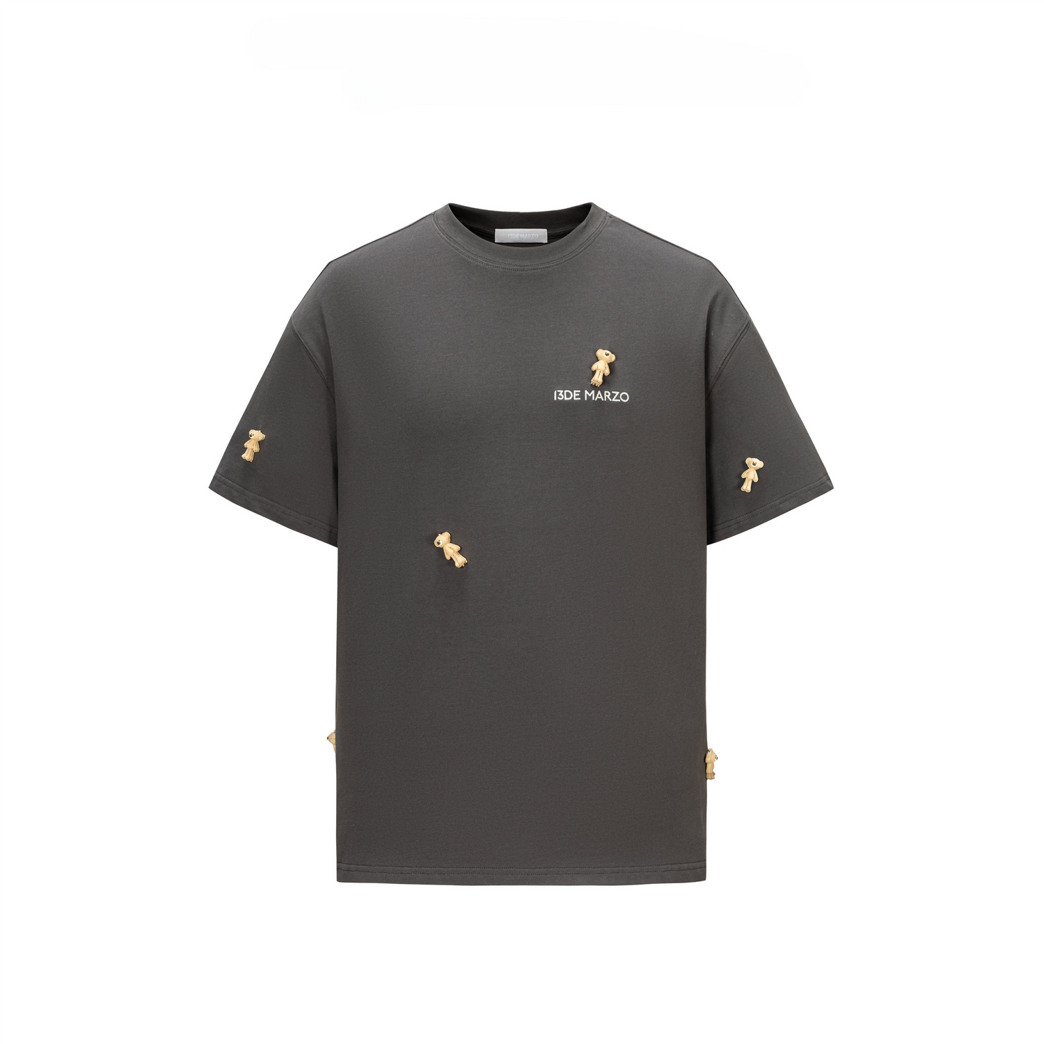 Mini Flocked Bear Oversized T-shirt