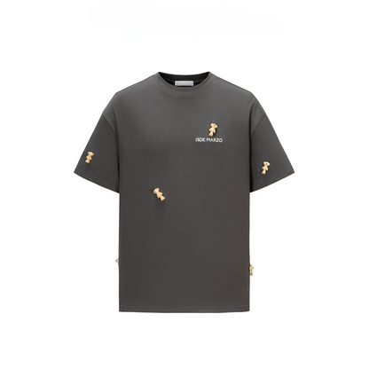 Mini Flocked Bear Oversized T-shirt