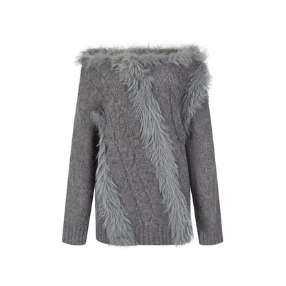 Color-Blocked Wool-Blend Knit Top