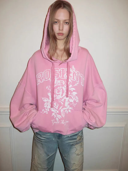 Washed Distressed Low-Rise Straight-Leg Jeans