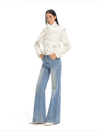 Rose Shawl Wool Short Jacket