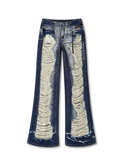 &quot;Feria Series&quot; Volcano Ripped Jeans - CHINASQUAD