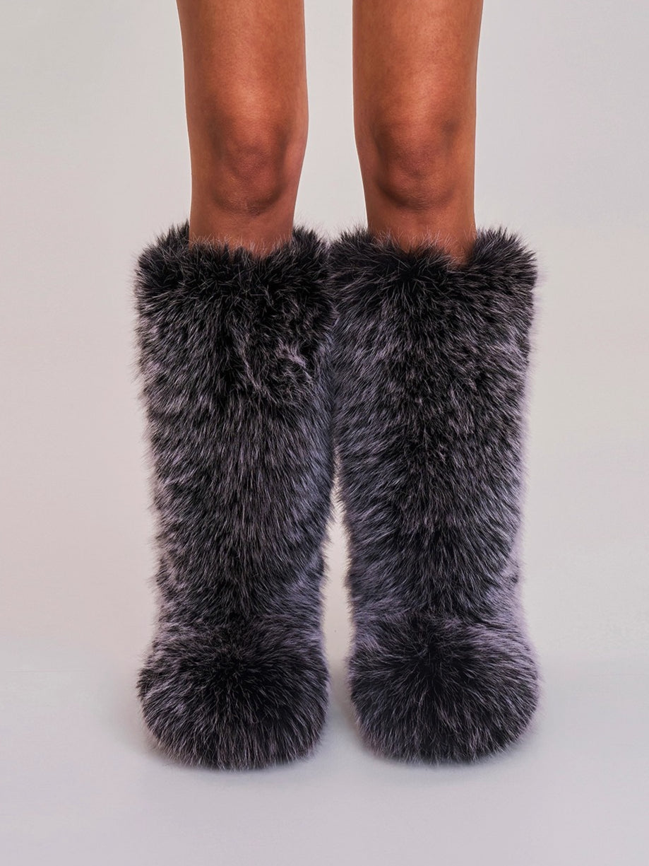 Desert Cross Shearling Hunter Boots