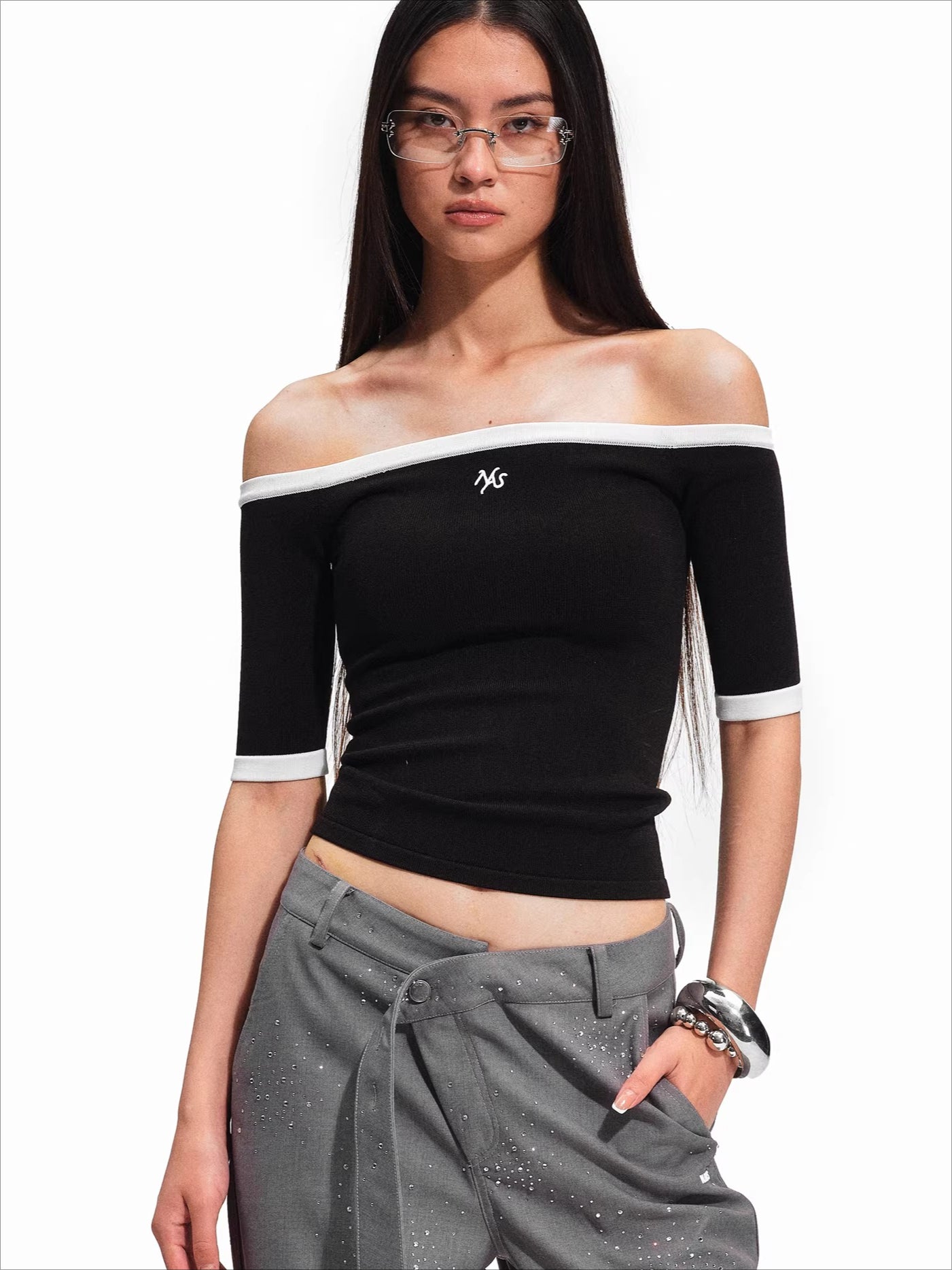 Slimming Flattering Kelly Knit T-Shirt