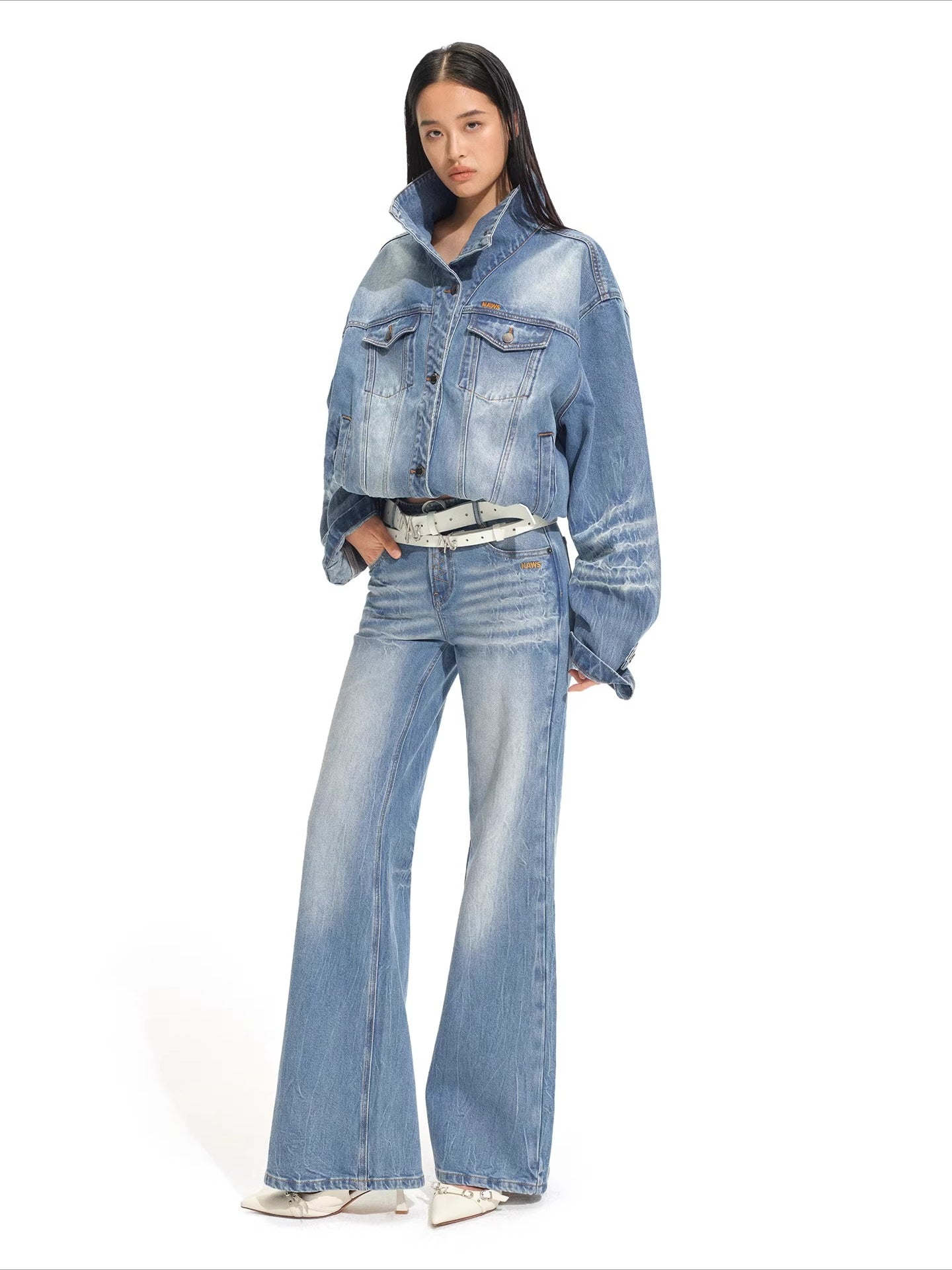 Equestrian Relaxed Denim Jacket