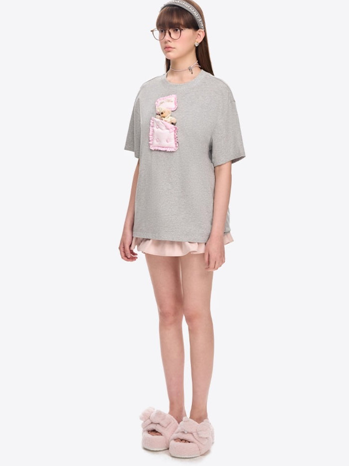 Teddy Plush Slide Slippers