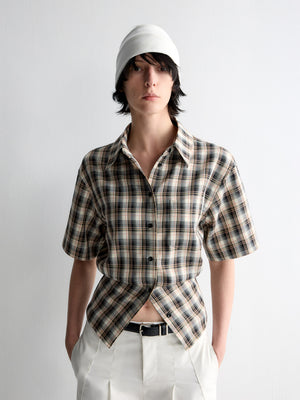 Black Plaid / S