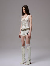 Hot-Stamped Gold & Silver Letter Printed Vest - CHINASQUAD