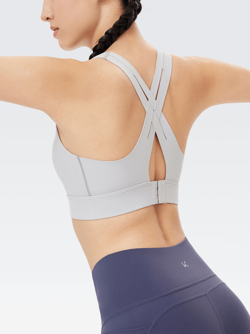 Quick-Dry Open Back Sports Bra