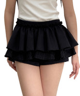 Black and White 3D A-Line Skirt - CHINASQUAD