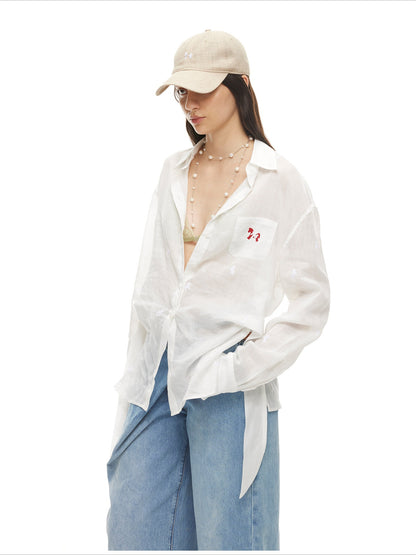 Linen Blend Cooling Baseball Cap