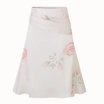 Wool-Blend Knit Top &amp; Skirt Set