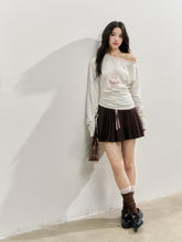 Asymmetric Shoulder 3D Bunny Long-Sleeve T-Shirt - CHINASQUAD