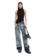 "Feria Series" Volcano Denim Loose Wide-leg Jeans - CHINASQUAD