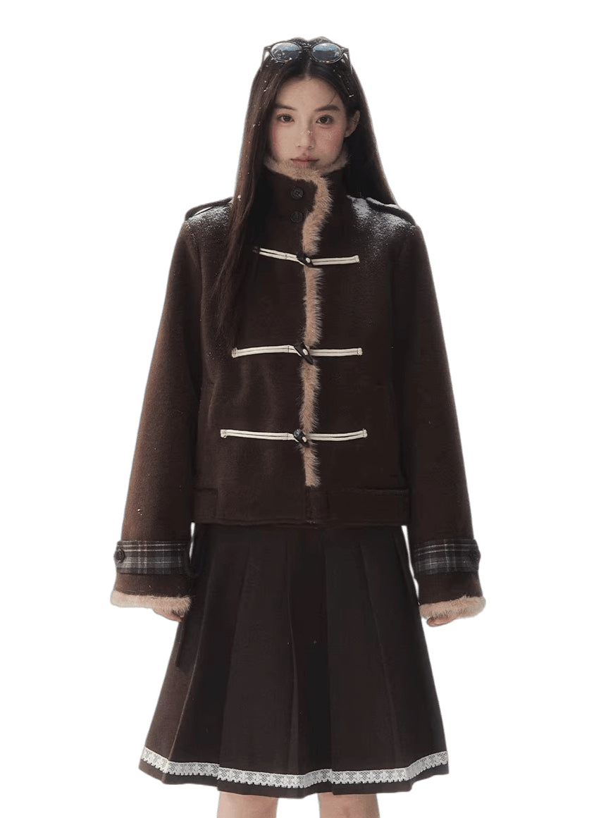 Vintage Duffle Wool-Blend Jacket