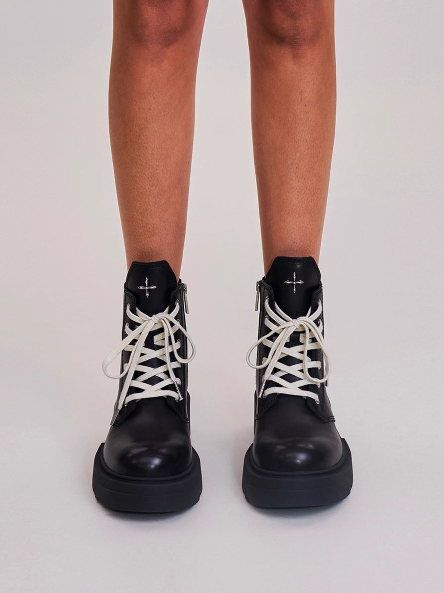 Nomad Leather Biker Boots