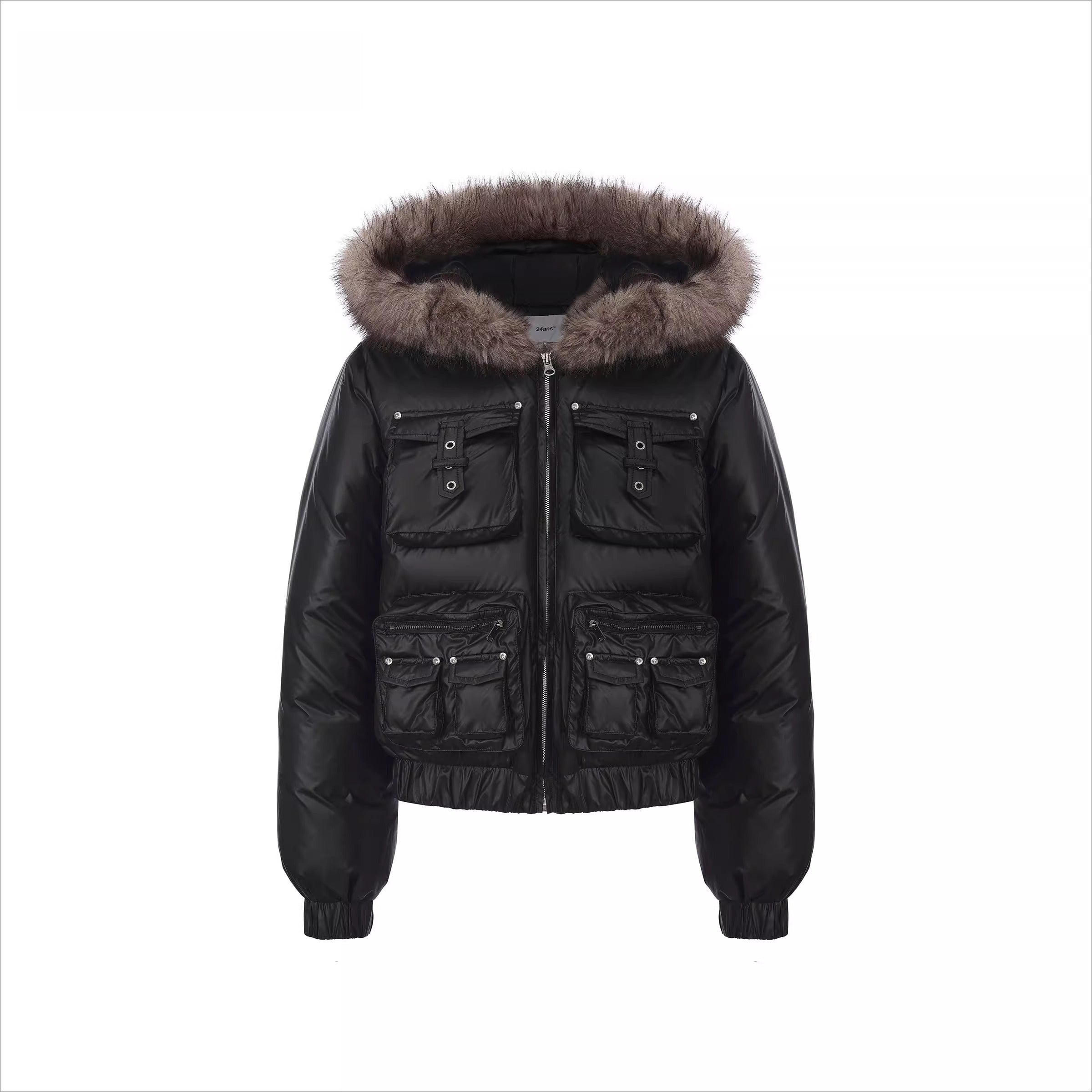 Structured Pocket Down Jacket