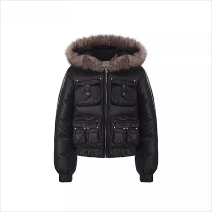 Structured Pocket Down Jacket