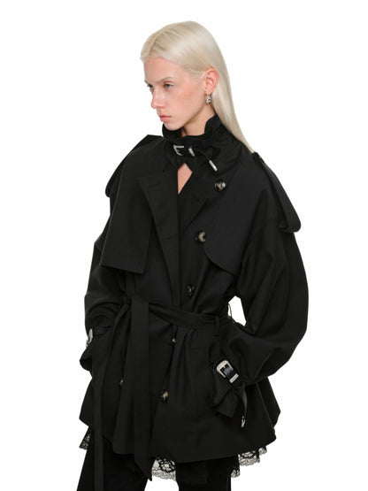 Mid-Length Trench Coat