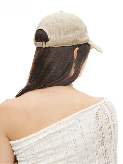 Linen Blend Cooling Baseball Cap