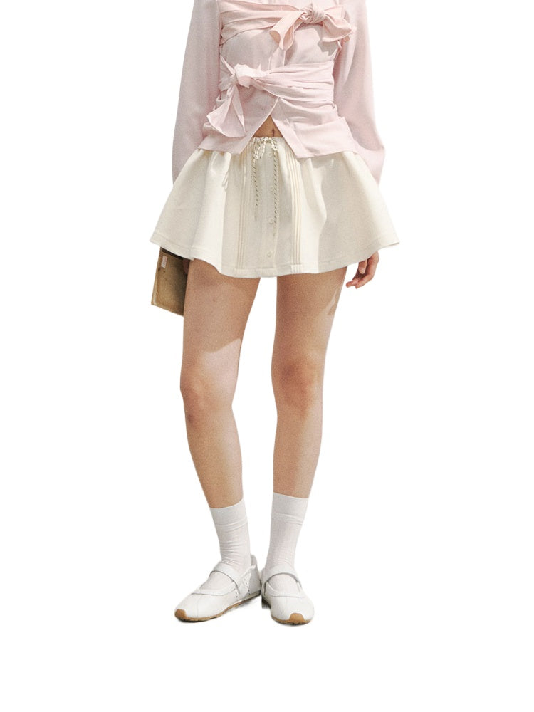 Romantic College Two-piece Mini Skirt - CHINASQUAD