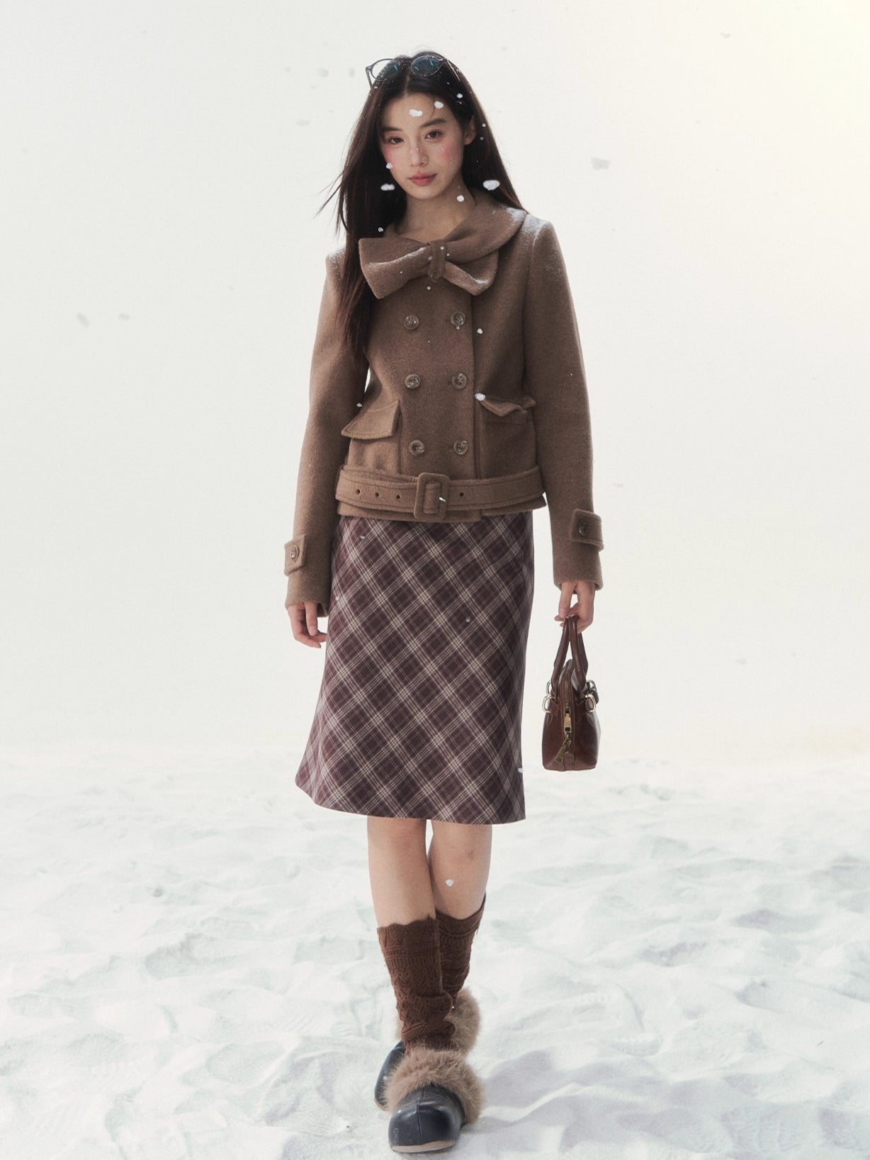 Sunset Park Retro Midi Skirt